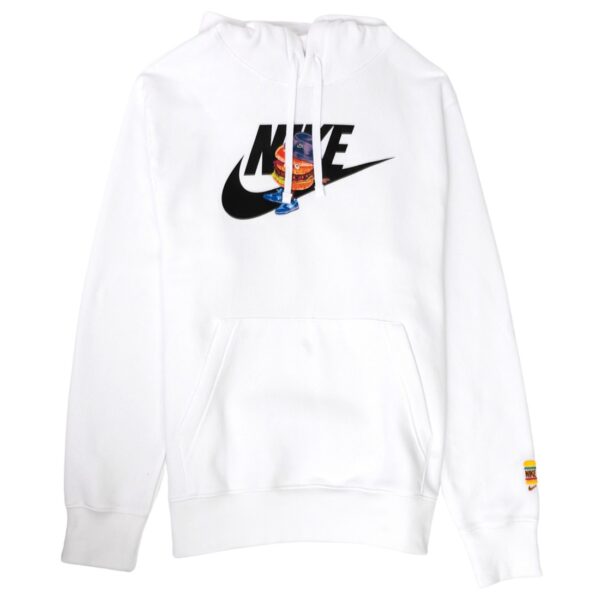 Nike men sportswear fleece hoody White