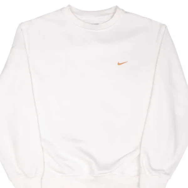 VINTAGE NIKE CLASSIC SWOOSH WHITE SWEATSHIRT